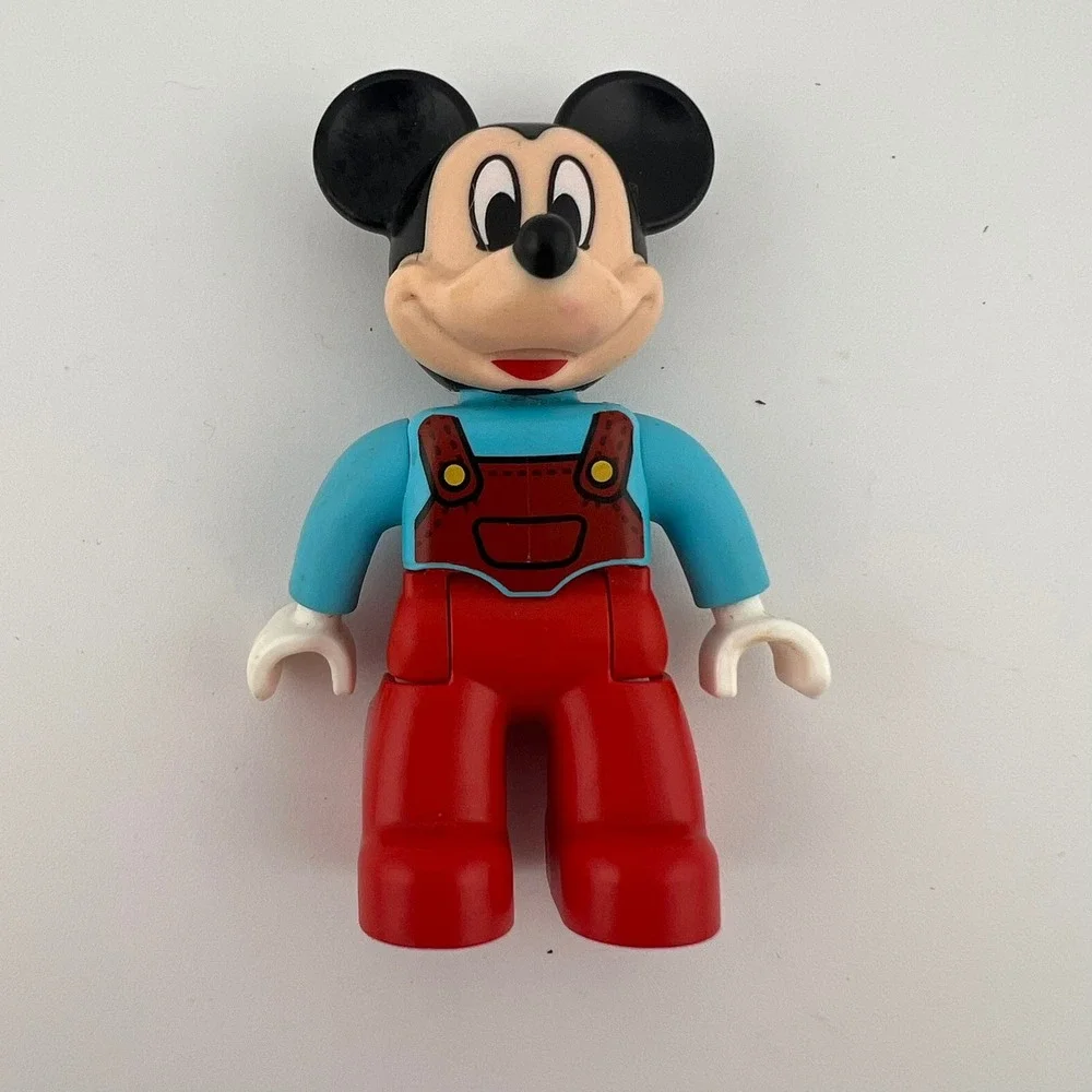 LEGO DUPLO‎ Mickey Mouse Figure Red Overalls Disney Character Toy